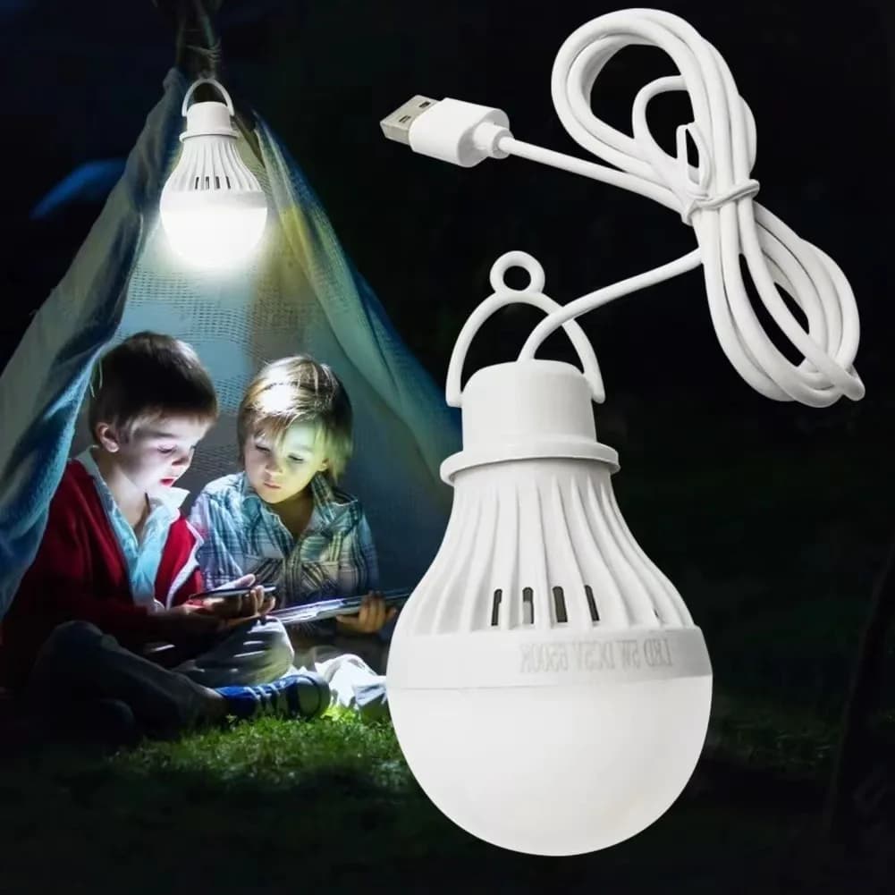 USB LED Camping Lamp Portable Mini Bulb 5V Book Reading Desk Light — image 6