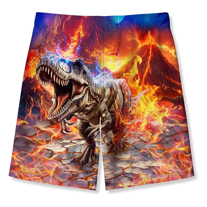 Men's Beach Shorts 3D Neon Print Colourful Board Shorts Swim Trunks Harajuku — image 9
