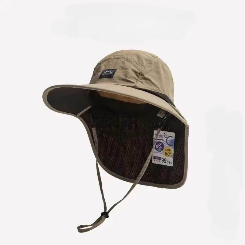 Summer Waterproof Quick-drying Panama Bucket Hat Wide Brim Sun Hat New Unisex UK — image 6