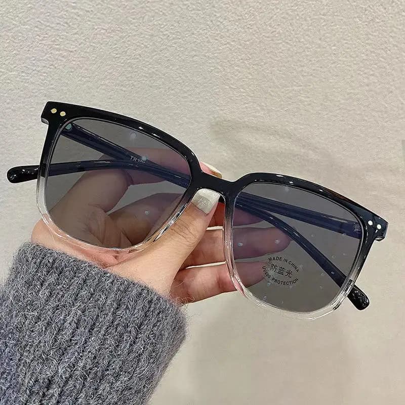 Photochromic Myopia Glasses Colour Changing Square Smart Sunglasses Trendy — image 8