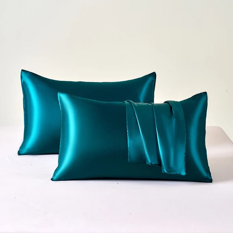 Satin Pillowcase Set of 2 Soft Breathable Cooling Pillow Covers | 2 Pcs — image 3