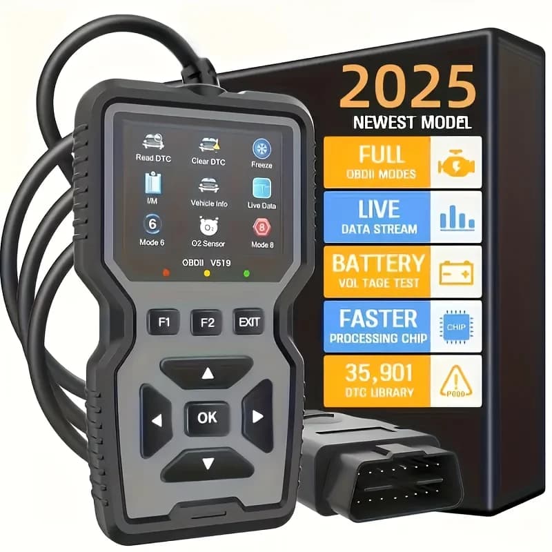 OBD2 Scanner Diagnostic Tool Car Code Reader Battery Voltage Tester V519 UK — image 8