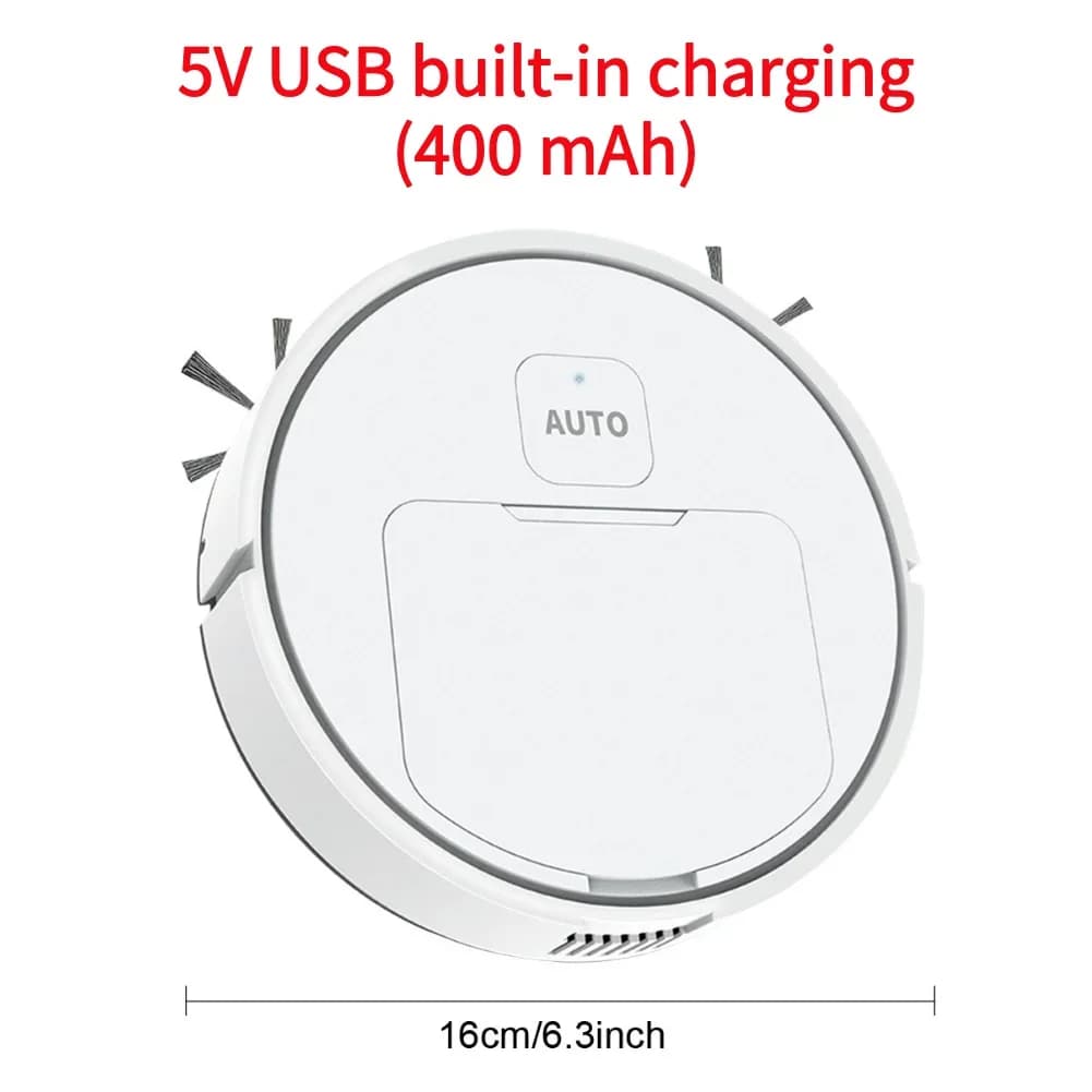 Mini Robot Vacuum Cleaner Automatic Smart Wireless Rechargeable Floor Sweeper — image 7