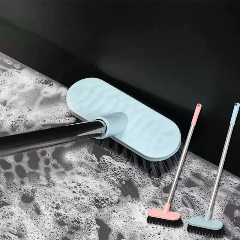 Long Handle Floor Scrub Brush Heavy Duty Multi-Purpose Hardwood Floor Cleaner — image 3