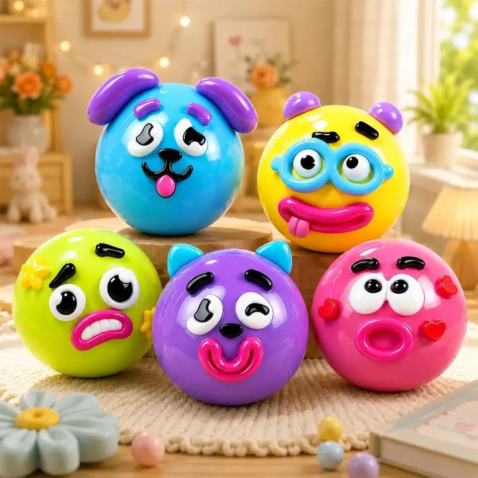 Funny Dog Face Squishy Squeeze Toy Slow Rising Stress Relief Fidget Toy — image 6