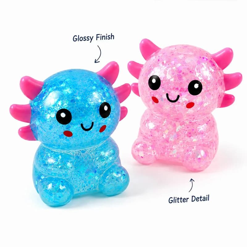 Axolotl Party Favors Clear Glitter Adult Novelty Gift New Shaped Suitable for UK — image 4