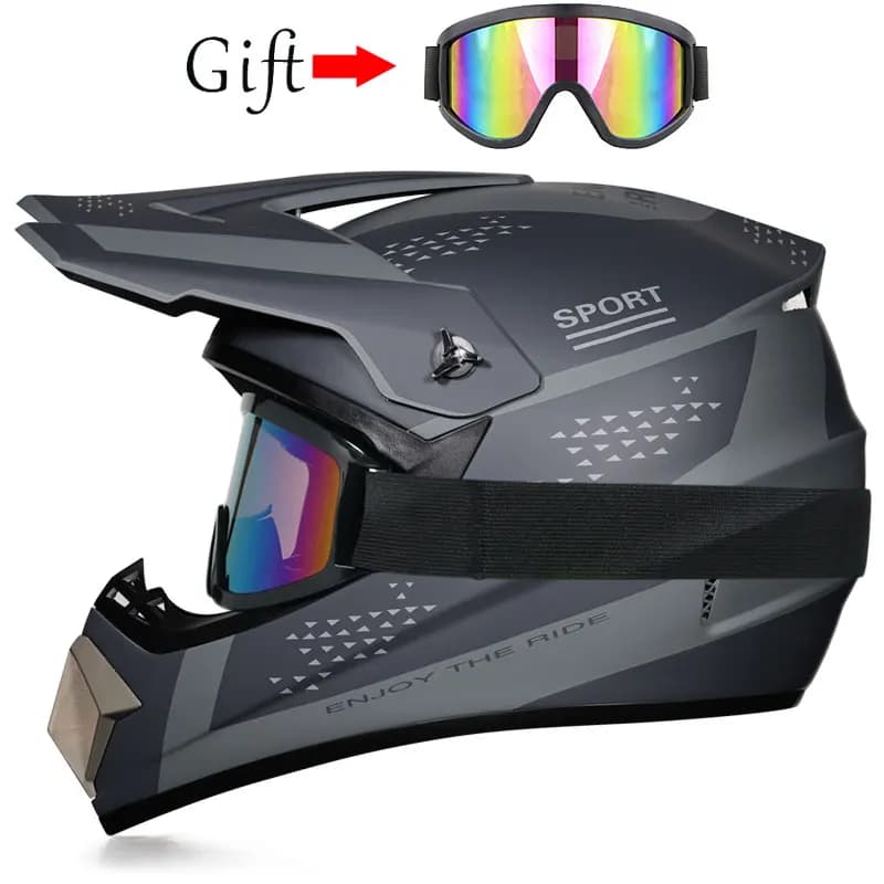 Kids Motocross Helmet Off-Road Downhill DH AM Cross Bike Helmet for Children — image 9