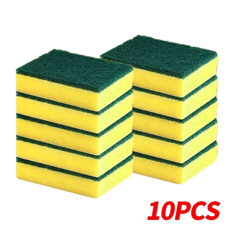 Magic Cleaning Sponge Double Sided Pot Rust Brush Kitchen Cleaning Tool — image 9