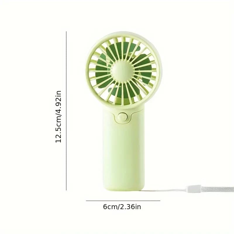 Portable Mini Handheld Fan Lightweight Low Noise Electric Fan Compact Size — image 9