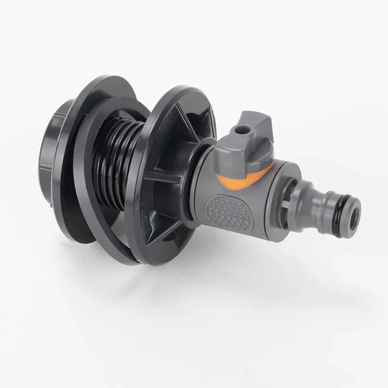 PVC IBC Water Barrel Adapter Tank Connector Control Valve for Rainwater — image 2