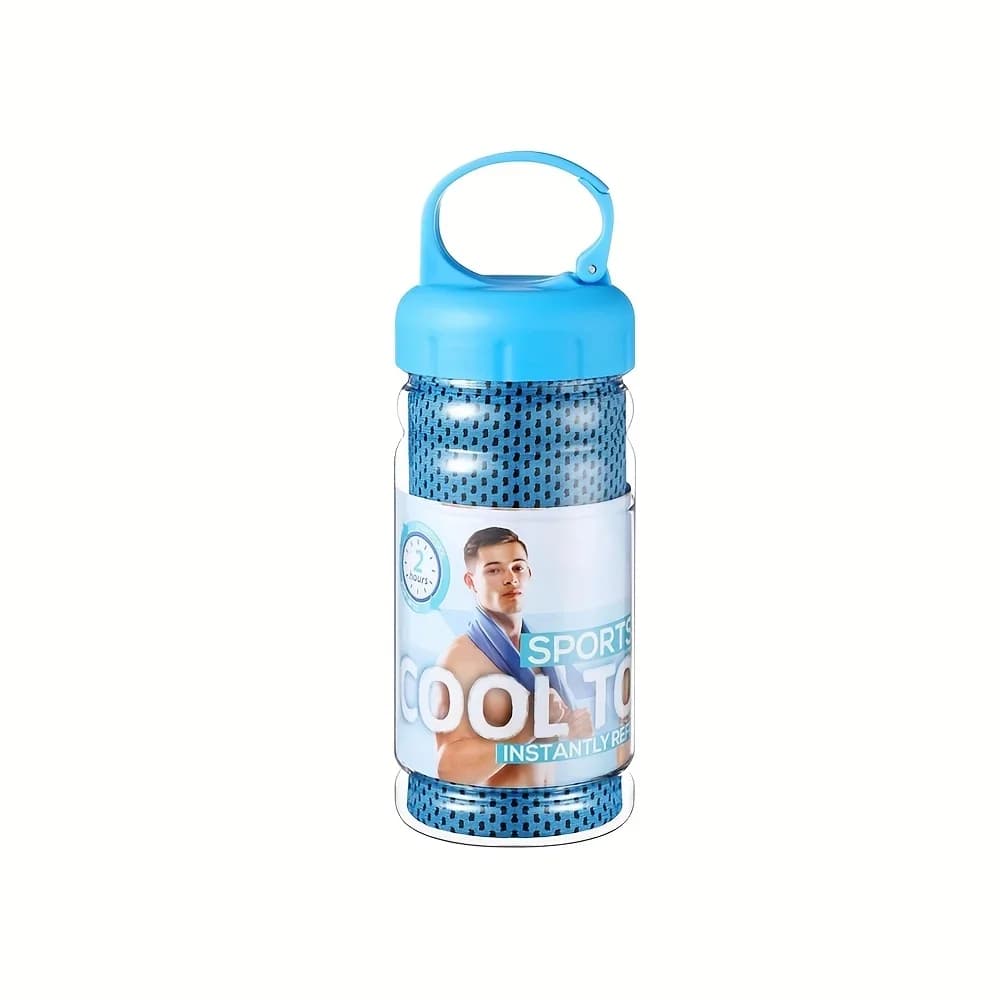 Quick-Dry Gym Towel 80cm Portable Bottle Mounted Sweat Absorbent Sports Towel — image 7