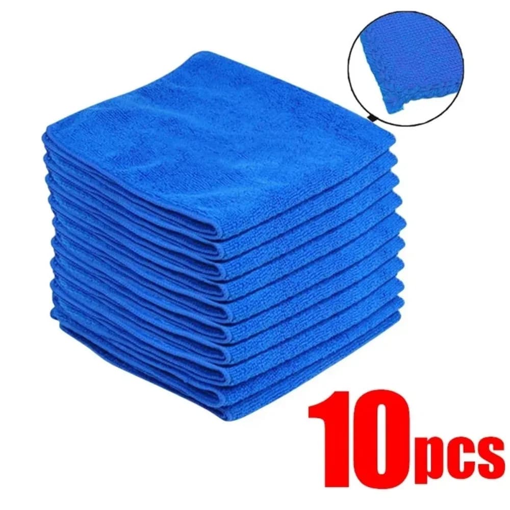 Microfibre Towels Set for Car Wash Drying Auto Detailing Cleaning Polishing — image 7