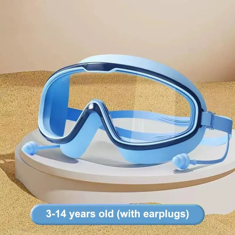 Swimming Goggles Big Frame HD View Anti-Fog Waterproof 1 Pc Multi Colour — image 7