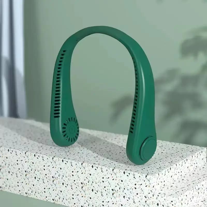 Portable Mini Hanging Neck Fan Bladeless USB Rechargeable Summer Neckband Fan — image 9