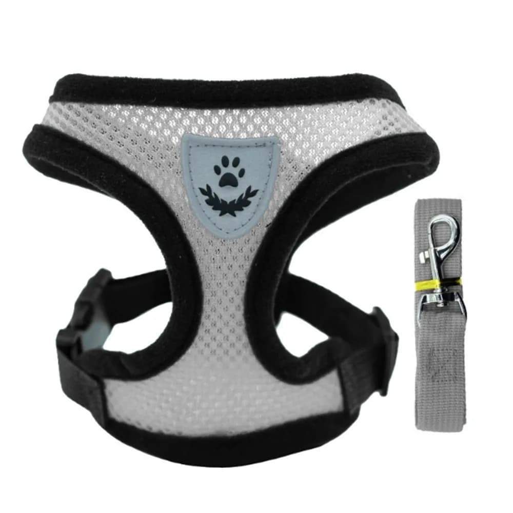 Adjustable Cat Harness and Lead Set Soft Vest No-Pull Pet Walking Training — image 14