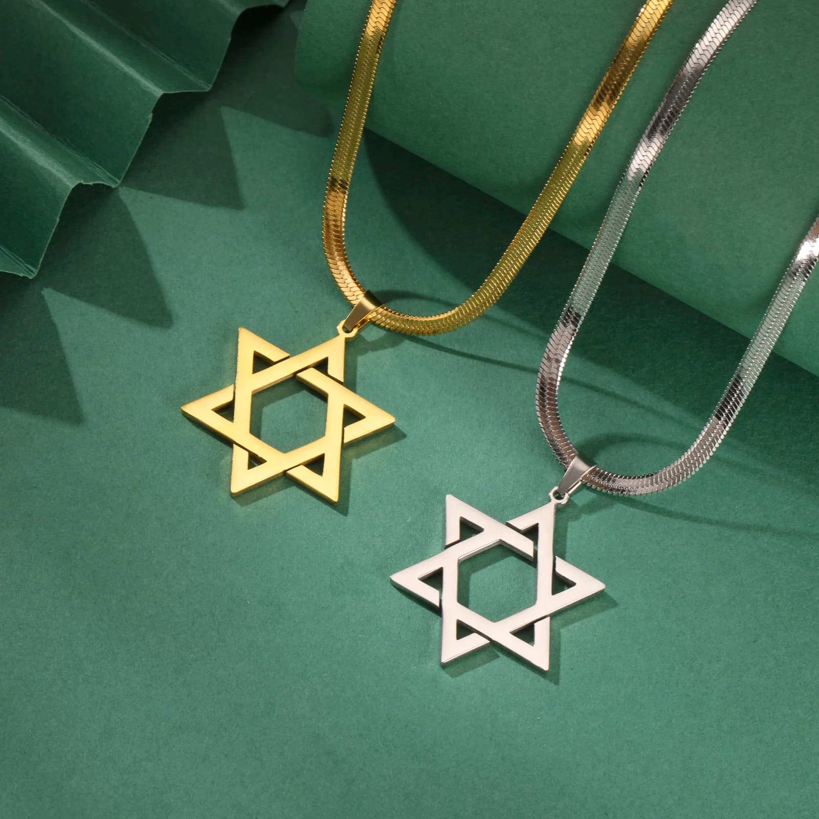 Star of David Pendant Necklace Stainless Steel Jewish Jewellery for Men — image 6