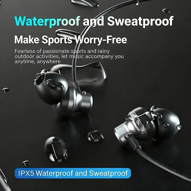 Wireless Bluetooth 5.0 Stereo Earbuds Waterproof Sport Neckband Surround Sound — image 2
