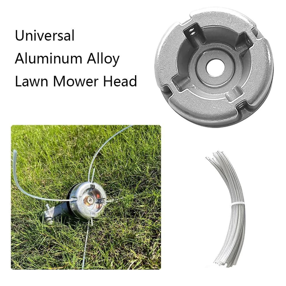 Lawn Mower Head Aluminum Alloy Nylon Steel Weed Trimmer New Universal and for UK — image 6
