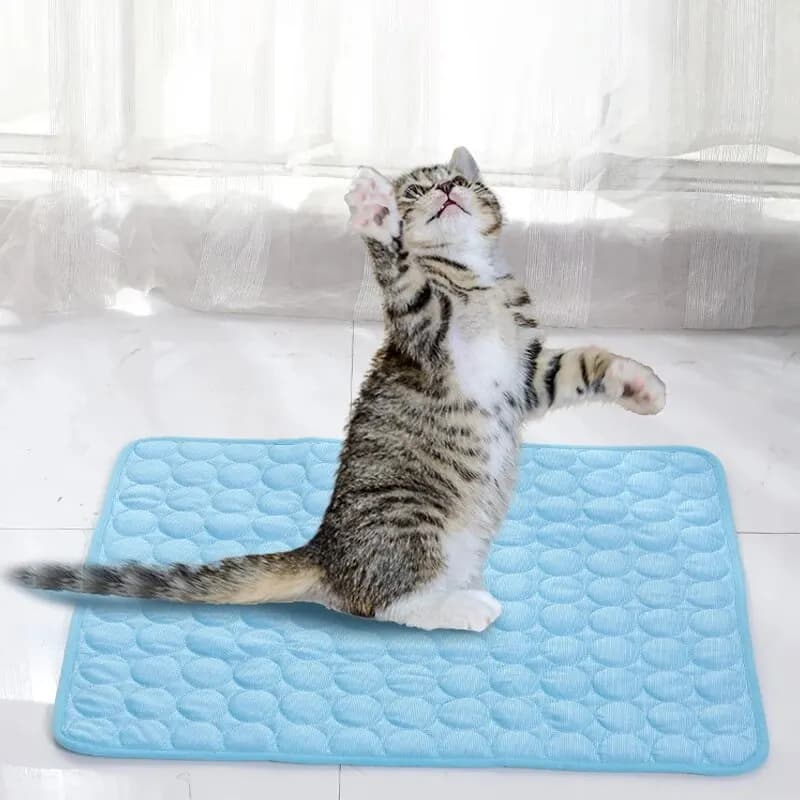 Pet Cooling Ice Mat Summer Cat Dog Sofa Nest Bed Sleeping Pad for Small Pets — image 2
