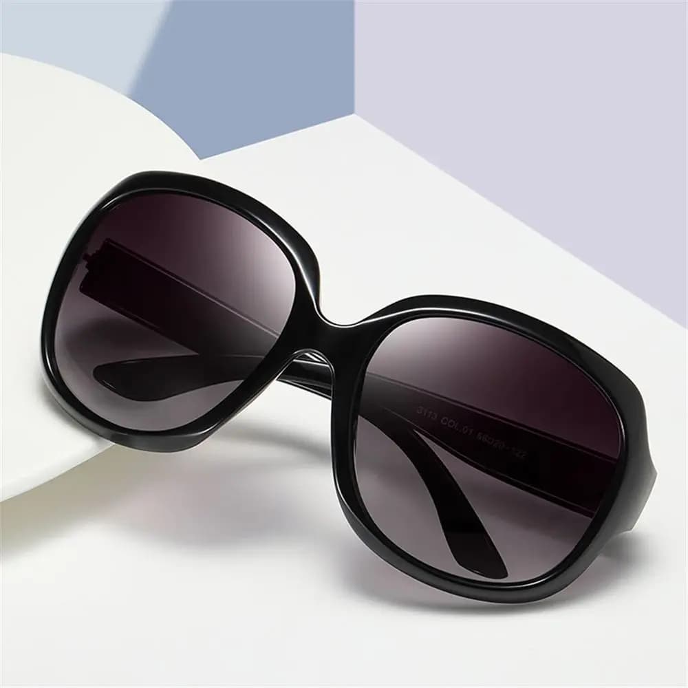 Polarised Sunglasses Women Square UV400 Vintage Oversized Shades — image 4