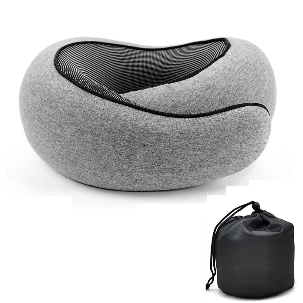 Travel Neck Pillow Memory Foam U-shaped Support Portable New Snail Style Soft UK — image 8