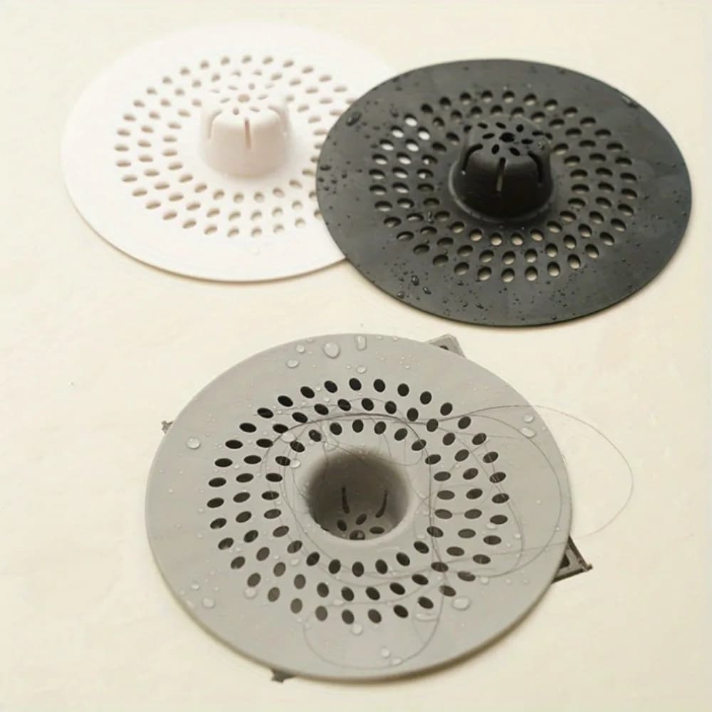 Silicone Drain Strainer Hair Catcher with Drain Holes New 1pc Perfect for Use UK — image 4