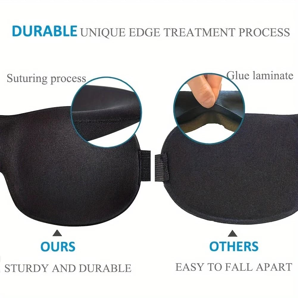 3D Soft Padded Sleep Eye Mask Blindfold Shade Cover for Sleeping UK — image 4