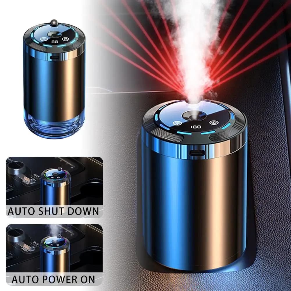 Car Fragrance Humidifier 5 Modes Scent Air Odor Eliminator Diffuser New Long New — image 2