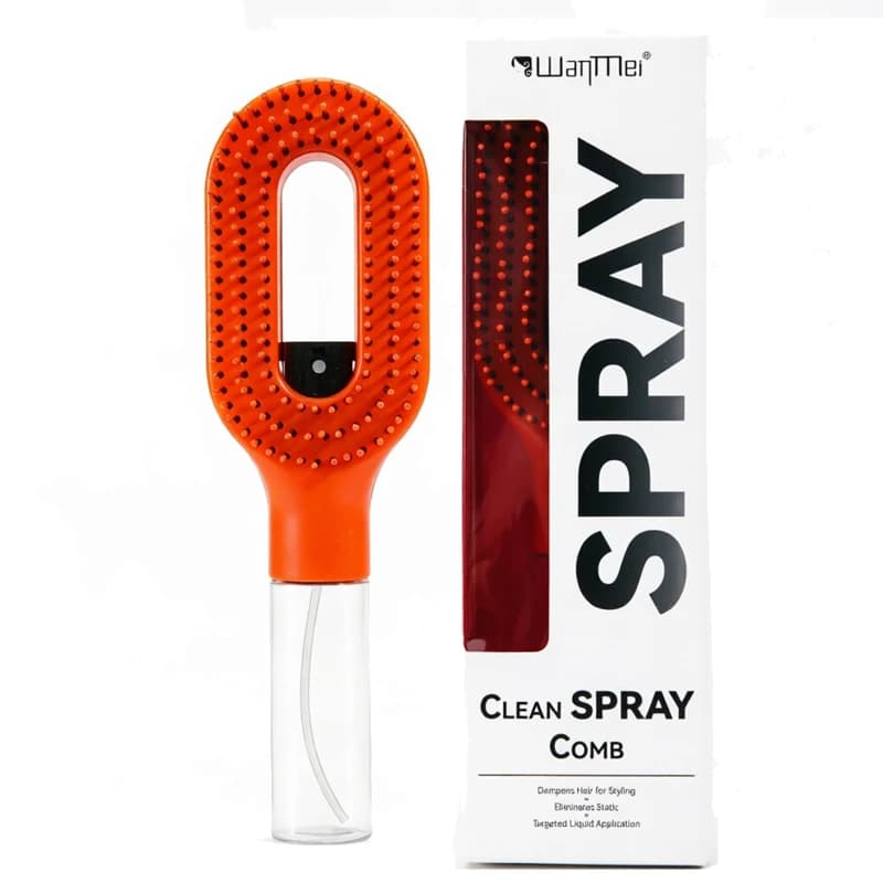 2-in-1 Spray Hair Comb Detangling Scalp Massage Brush Styling and Care Tool — image 14