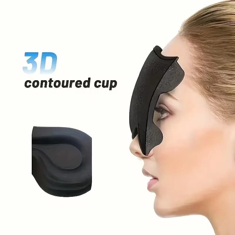 3D Sleep Mask Soft Breathable Travel Nap Eye Mask Men Women New suitable for and
