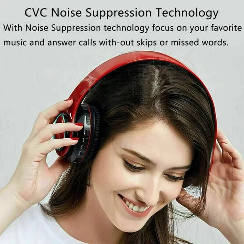 Wireless Bluetooth Headphones Noise Cancelling Gaming Stereo Headset B39 UK — image 4