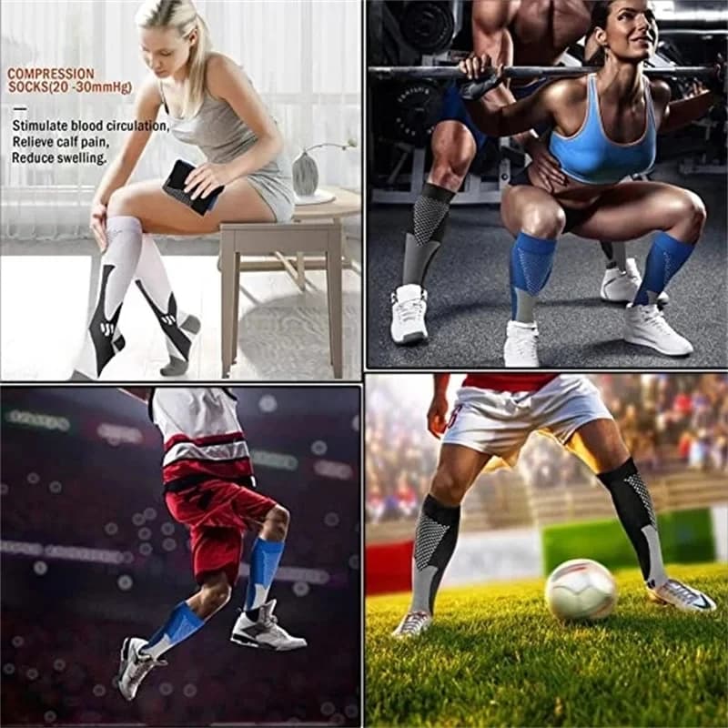 Compression Socks 20-30mmHg Sports Running Football Hiking UK — image 5
