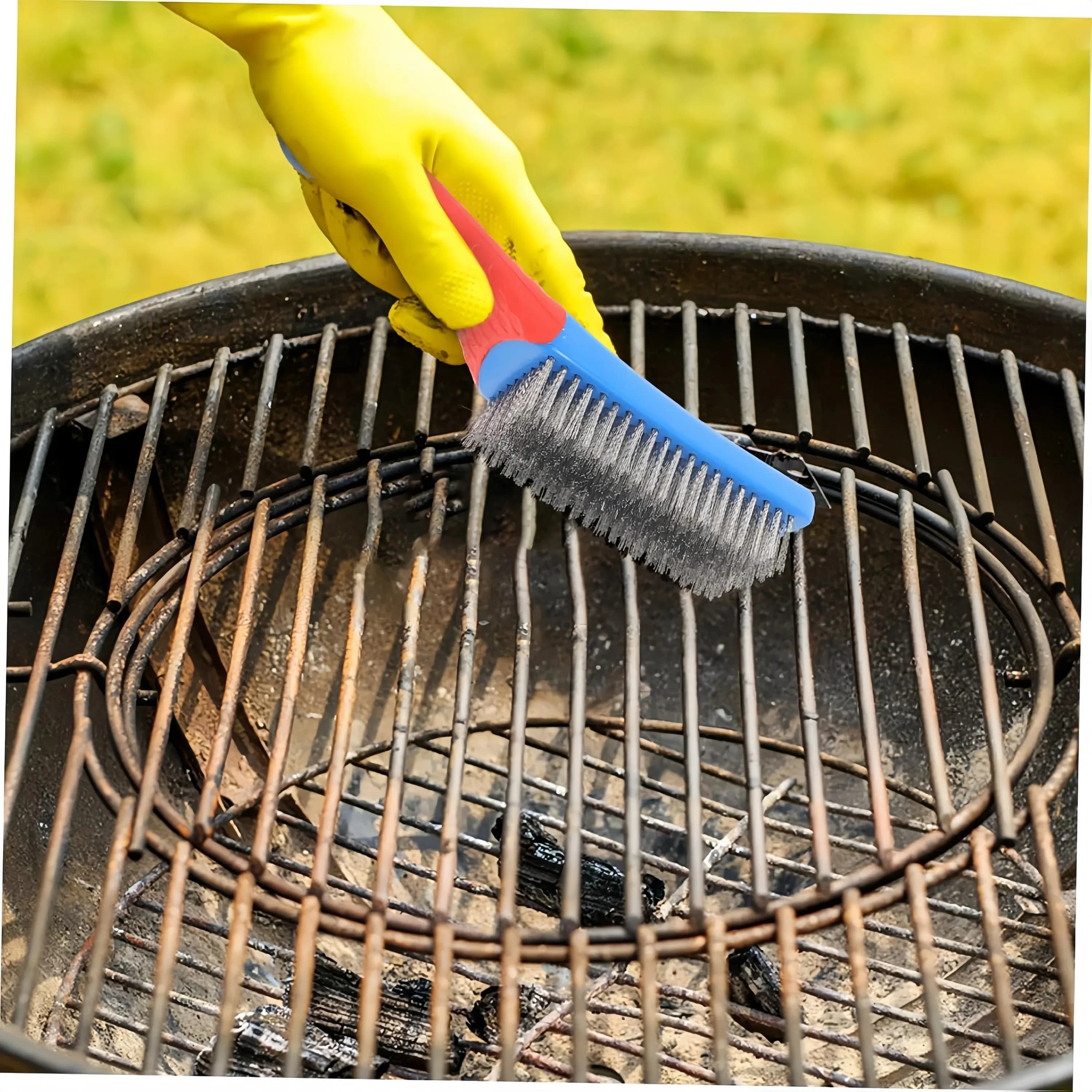 Heavy Duty Stainless Steel Wire Brush Rust Removal Welding Slag Paint with for U — image 4