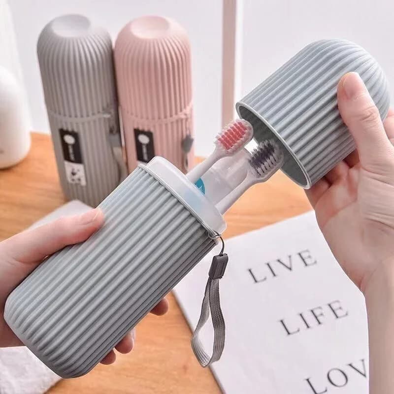 Portable Toothbrush Toothpaste Holder Case Travel Camping Storage Box
