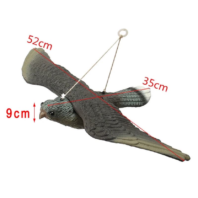 Fake Flying Falcon Hawk Bird Repellent Decoy Pest Control Garden Scarer — image 5