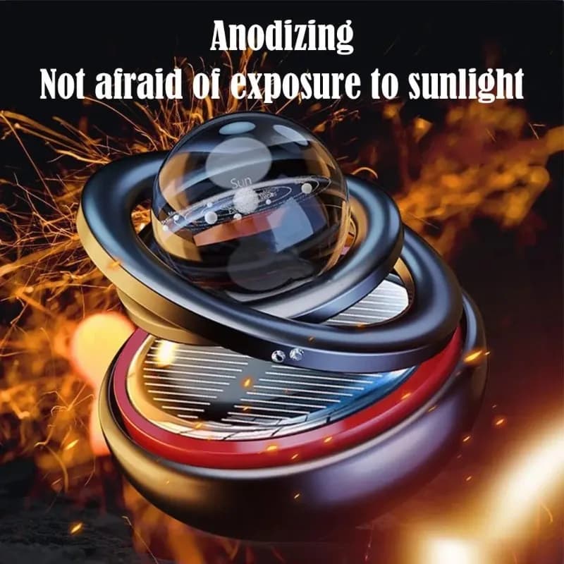 Solar Car Air Freshener Rotating Aromatherapy Diffuser Interior UK — image 4