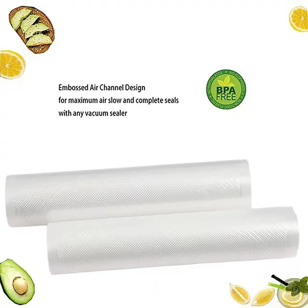 Reusable BPA-Free Vacuum Sealer Bags Roll 500cm Food Storage Bags — image 6
