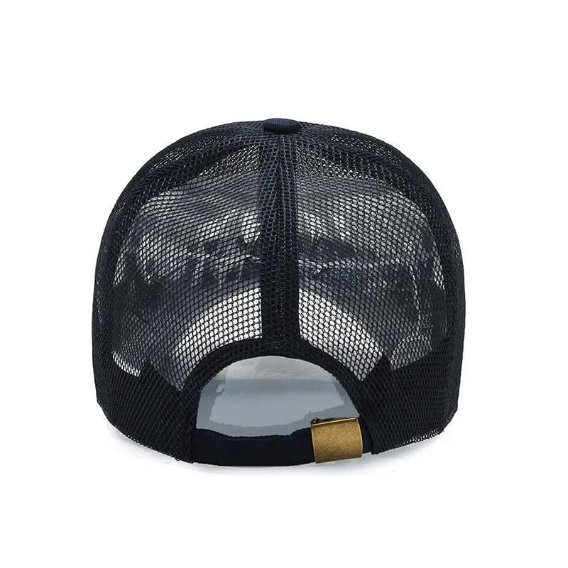 Men's Summer Mesh Baseball Cap Breathable Openwork Brim Hat Outdoor Sports — image 3