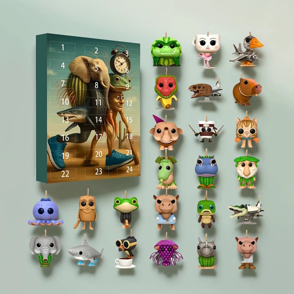 Blind Box Mystery Toy 24 Pcs Creative Abstract Art Doll Gift for Kids & Adults — image 3