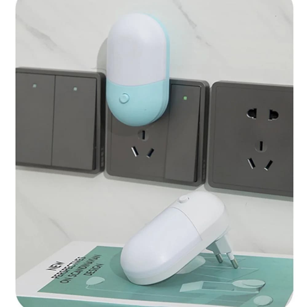 LED Bedside Night Light Lamp for Children's Bedroom | 85-265V EU US Plug Gift — image 6
