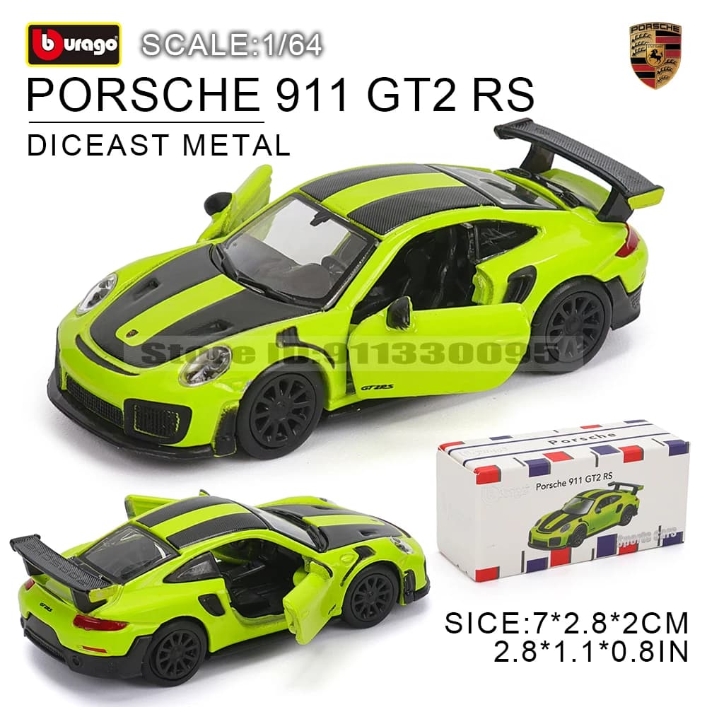 1:64 Die-Cast Car Model Collection Toy Bburago Golf 2017 2020 Gift for Boys Kids — image 14