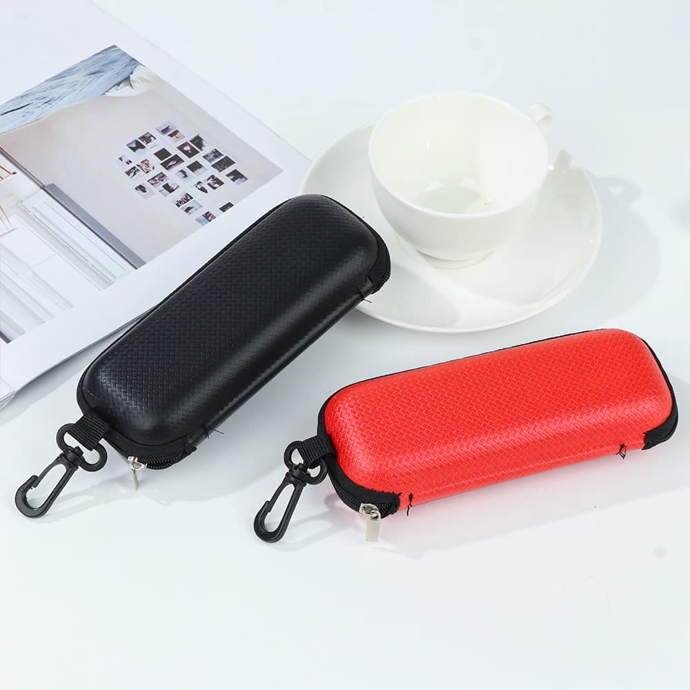 Portable EVA Hard Sunglasses Case Eyewear Box with Lanyard — image 3