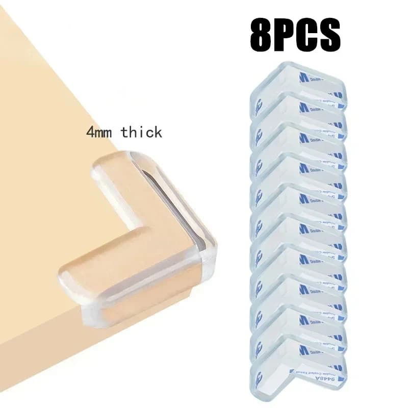 Baby Safety Table Edge Guard Furniture Corner Protector Strip New Transparent UK — image 7