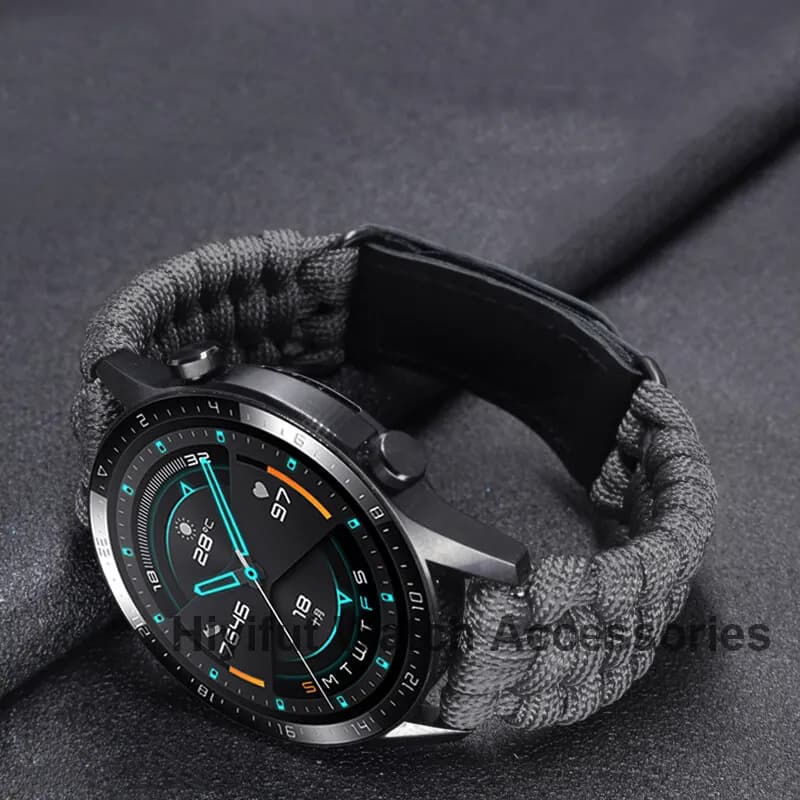 Braided Watch Band 20mm 22mm Universal Velcro Strap for Galaxy Watch Gear S3 — image 16