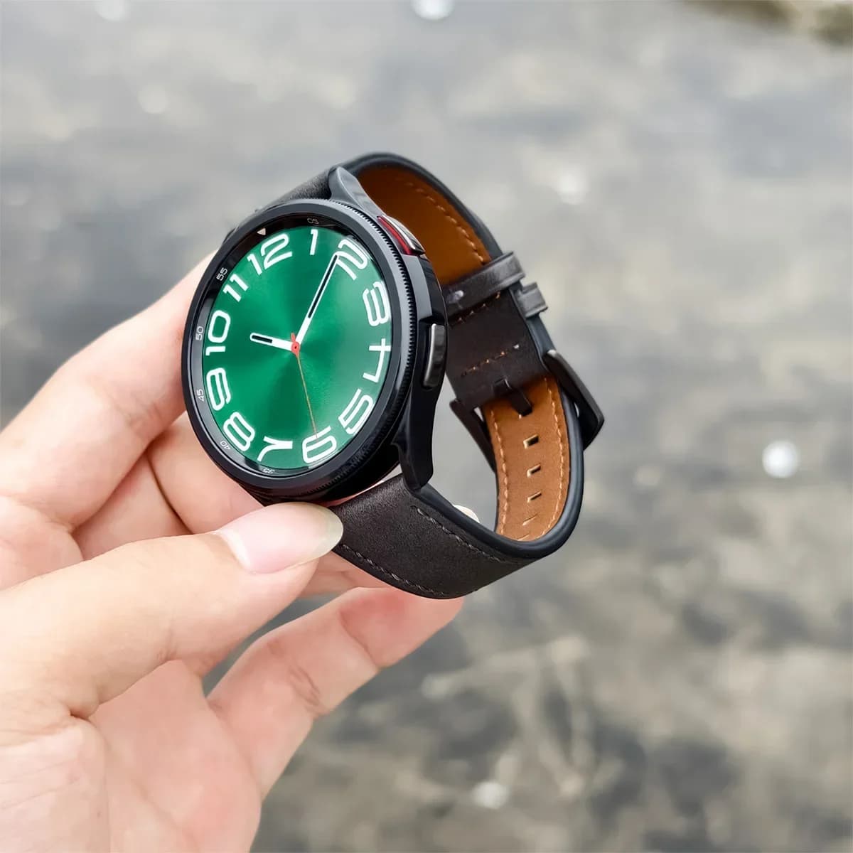 Leather Watch Strap 20mm 22mm Smartwatch Band Vintage 44mm — image 5