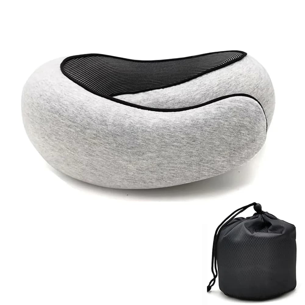 Travel Neck Pillow Memory Foam U-shaped Support Portable New Snail Style Soft UK — image 7