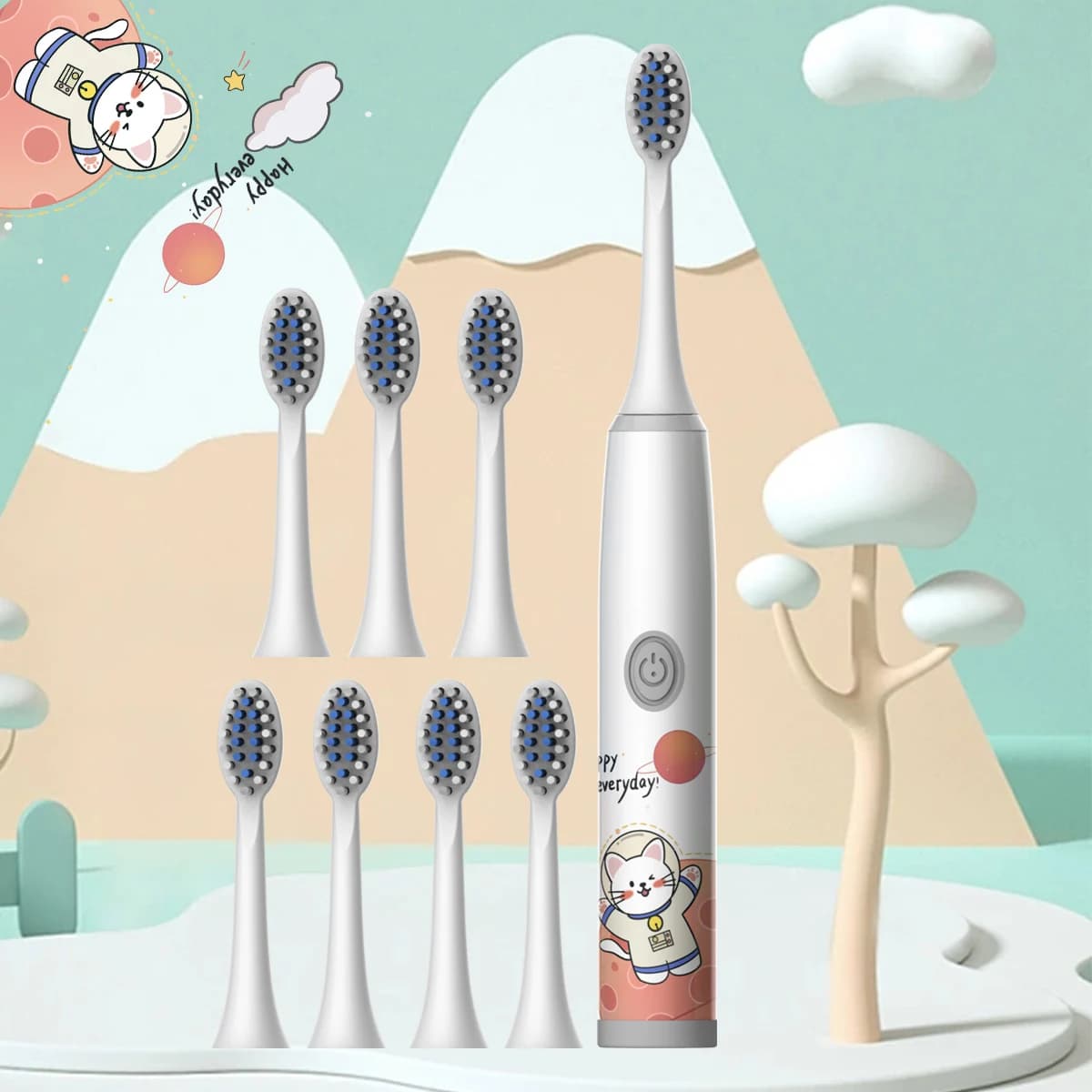 Children's Electric Toothbrush Cartoon Space Series Soft Hair New Color Cleaning — image 10