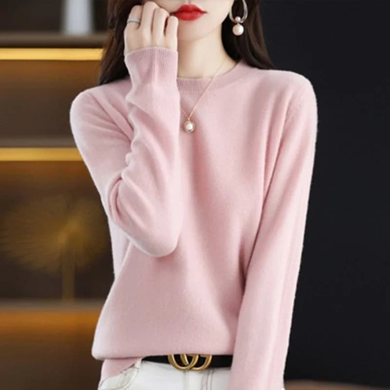 Women's Sweater O-Neck Pullover Warm Casual Knitwear Korean Fashion New Autumn U — image 12