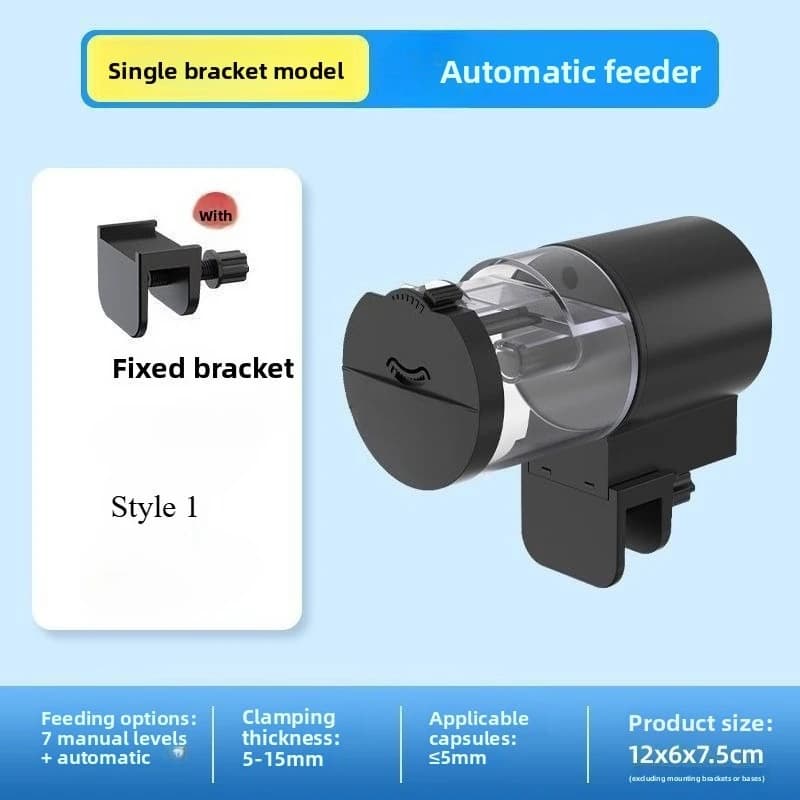 Automatic Fish Feeder 100ml Battery Powered Programmable Timer Aquarium — image 8