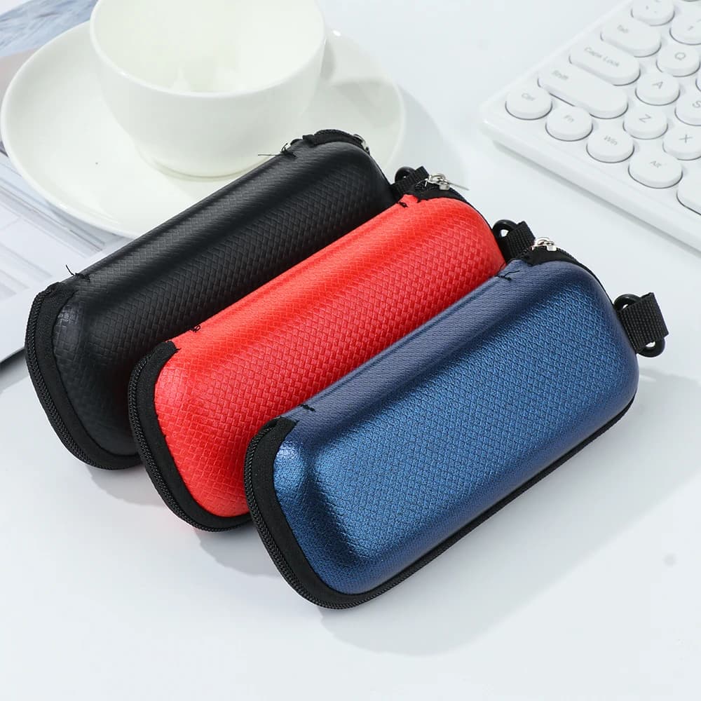 Portable EVA Hard Sunglasses Case Eyewear Box with Lanyard — image 2